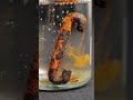 Satisfying Rust Removal on Cotter Pin | Extreme Macro Acid Cleaning in Glass (4K) #shorts