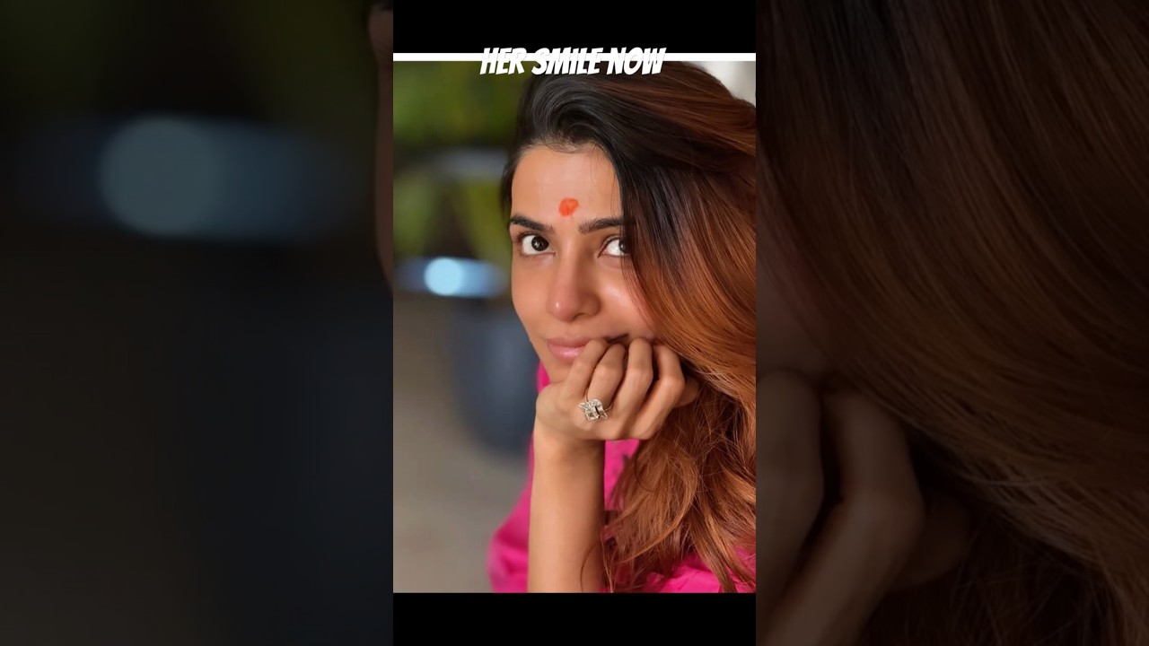 Samantha's smile before VS  after his marriage 😥😥