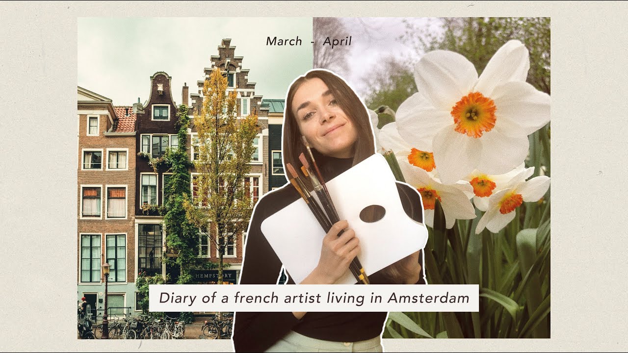 MY LIFE IN AMSTERDAM // studio apartment makeover, painting and going on little adventures