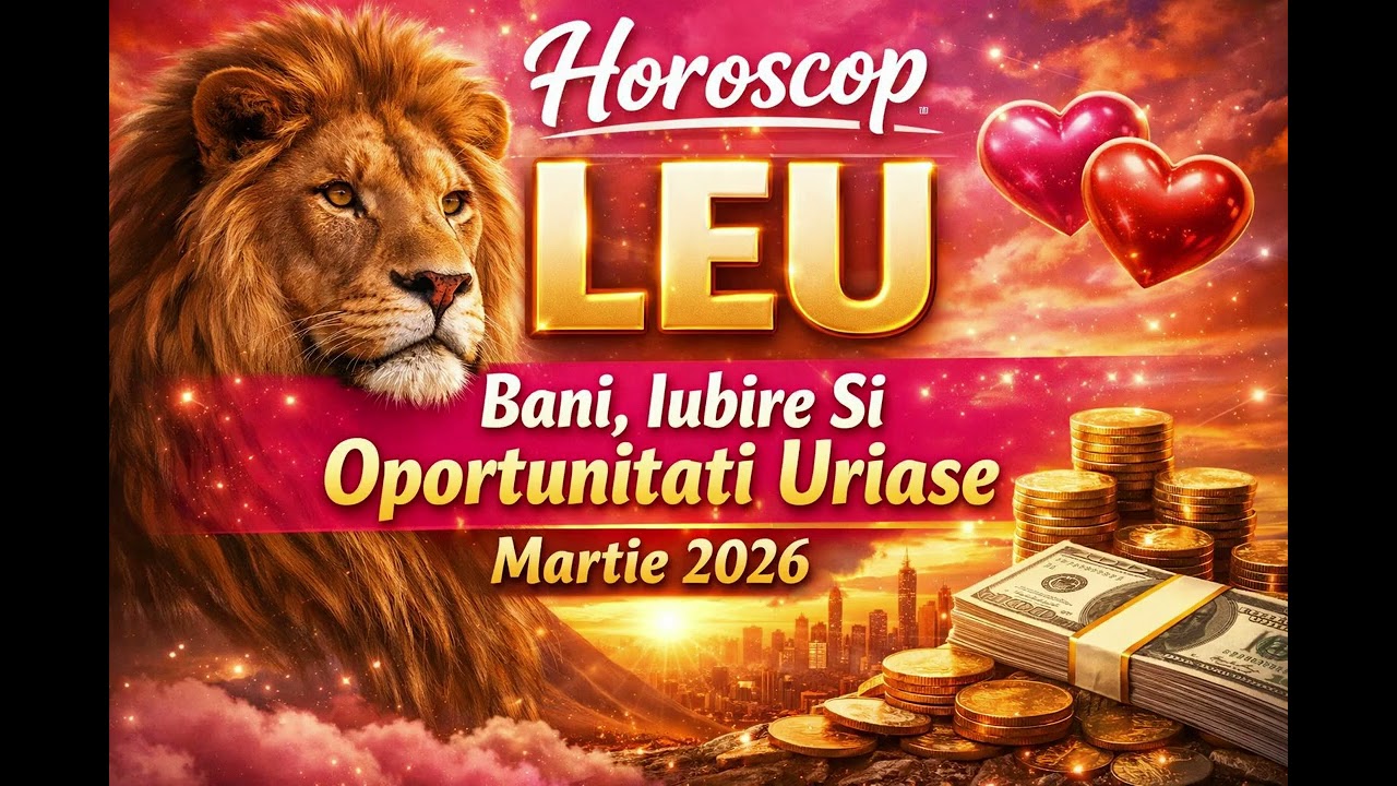 ♌Horoscop LEU Martie 2026-Bani, Iubire Si Oportunitati Uriase