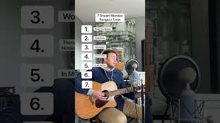 7 Shawn Mendes Songs in 1 minute