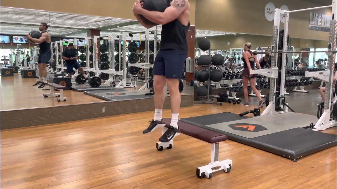 Seated Medicine Ball Vertical Jump YouTube