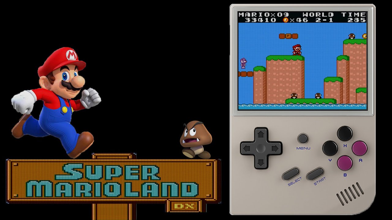 Anbernic RG35XX GAME BOY GB Emulator Super Mario Land Color Remastered Edition HDMI Output HD ...