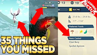 35 Things YOU Missed In Legends Arceus Trailer - Pokemon Presents Analysis