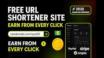 Create FREE URL Shortener Website & Earn Online 2025  | Make Money with Link Shortening | Full Guide