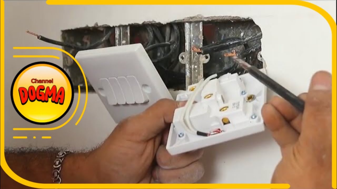 تعلم اساس التأسيسات الكهربائية طريقة ربط سيطرة الغرفة