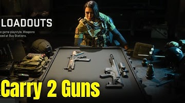 How to add 2 Guns in Warzone 2.0 loadout - Carry 2 primary weapons in warzone 2.0