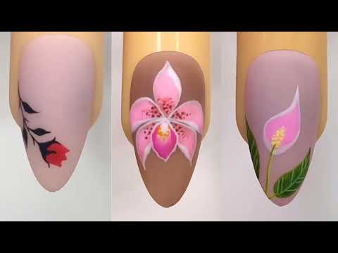 Video Vẽ hoa hồng tuyệt đẹp trên móng tay - nail polish - youtube