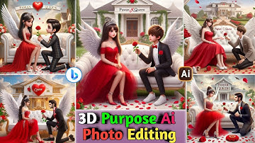 New 3D Couples Purpose Ai Photo Editing | How To Make Bing Images Creators | New Ai Photo Editing ||