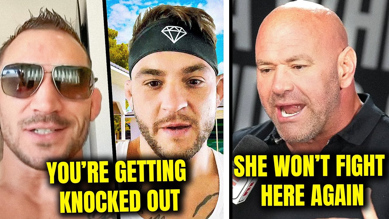 Michael Chandler and Dustin Poirier at UFC 281!  Dana White FINALLY Responds!  MMA News