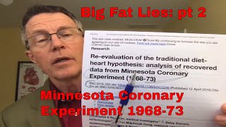 Big Fat Lies pt2 - The MN Coronary Experiment (1968-73)- FORD BREWER MD MPH