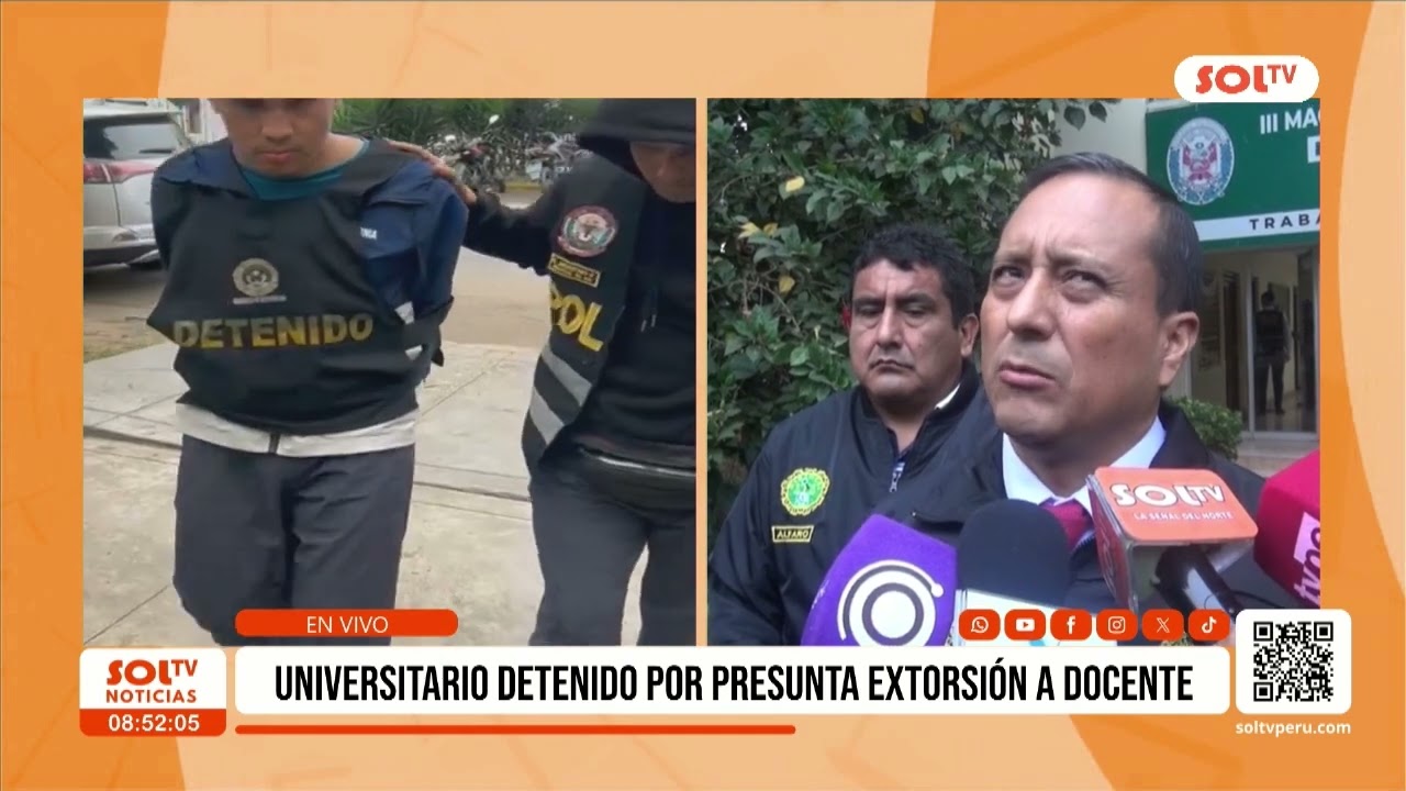 Jefe de la Divincri Trujillo: Confesó estudiante acusado de extorsión a docente