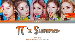 ITZY (있지)  - IT'z SUMMER | [Color Coded Lyrics Han/Rom/Indo]