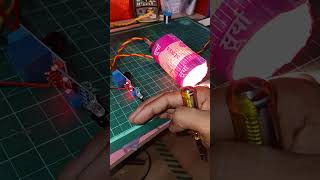 IR Object Detection → 230V Light ON 💡⚡ #Shorts