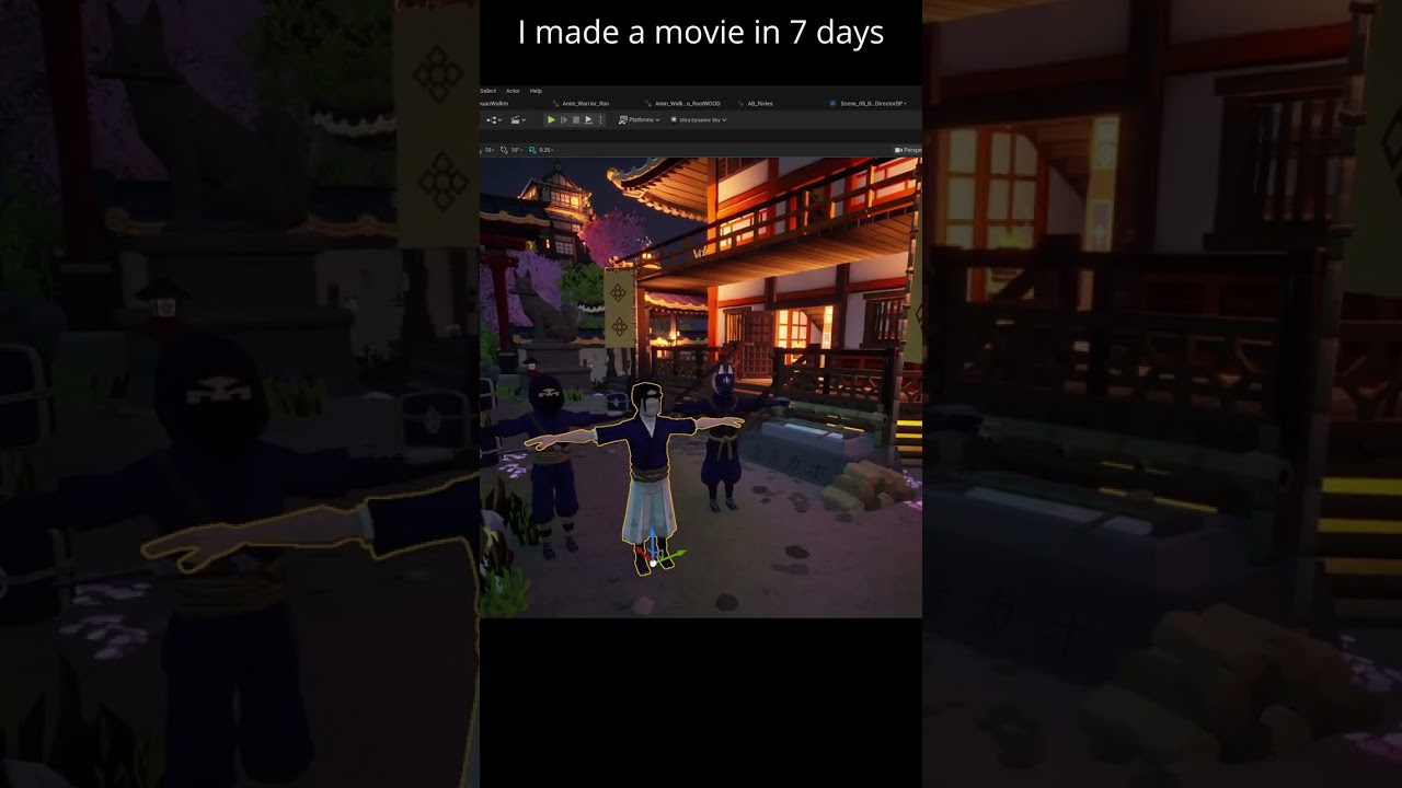 I made a short movie in a week in Unreal Engine 5 
