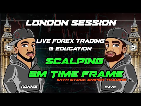 Live Forex & Trading & Education –  BONUS London Session – Scalping 5m Timeframe