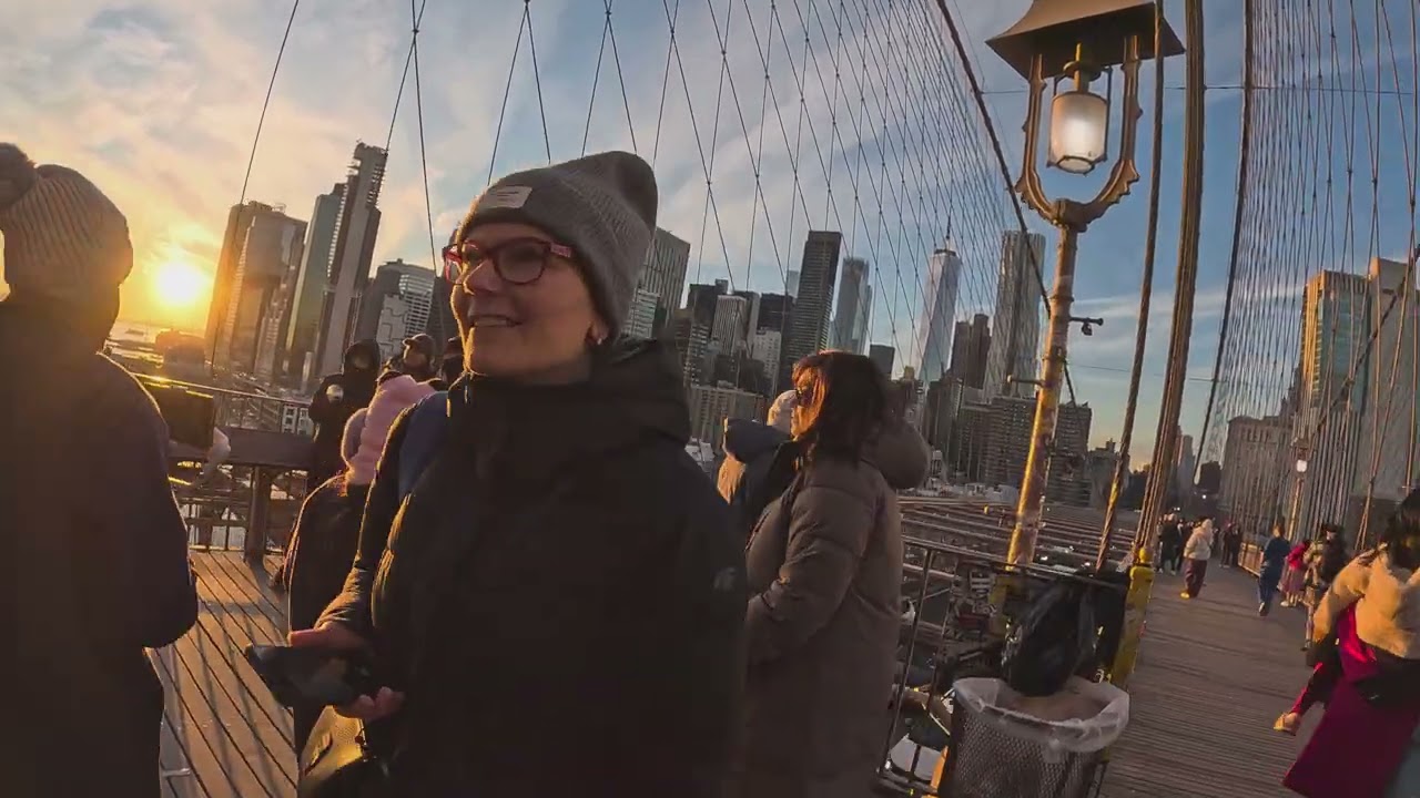 HIGH VIBES OF Brooklyn Bridge NEW YORK AMERICA