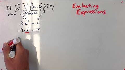 Algebra 1-5 Review: Evaluating Expressions