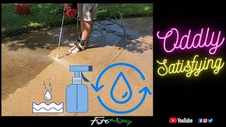 Powerpressure Wash Compilation Oddly Satisfying Watching Dirty Driveways