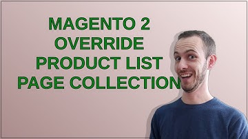 Magento: Magento 2 override product list page collection