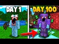 I Survived 100 Days in Minecraft Custom Survival