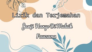 Fauzana - Janji Hanyo Di Muluik (Lagu Minang Lirik dan Artinya)