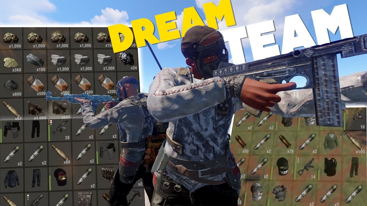 RUST | THE DREAM TEAM (Rust Raiding & PvP Highlights) - YouTube