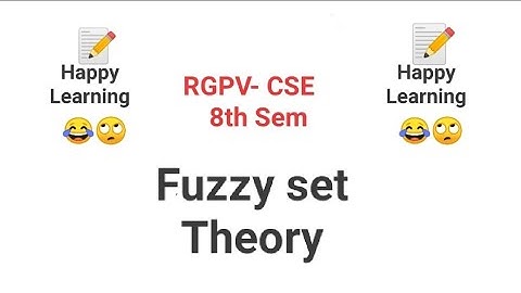 Fuzzy Set Theory