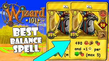 Wizard101 Level 170 Balance PvP: THE NEGATIVE PIP COST RA!