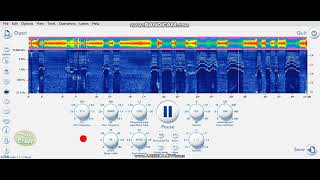 Photosounder on this loon sound flute with the spectrogram #67k #sounddesign #funny
