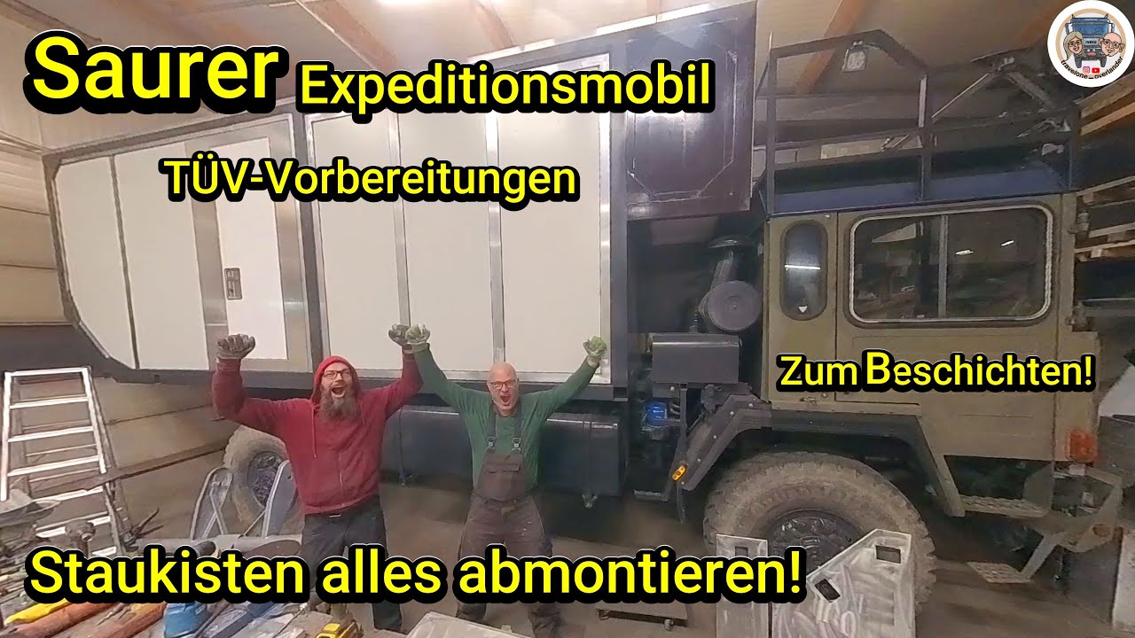 Saurer Expeditionsmobil Selbstausbau #65 Fernreisemobil Camping Wohnmobil Overlander Alu-Staubox