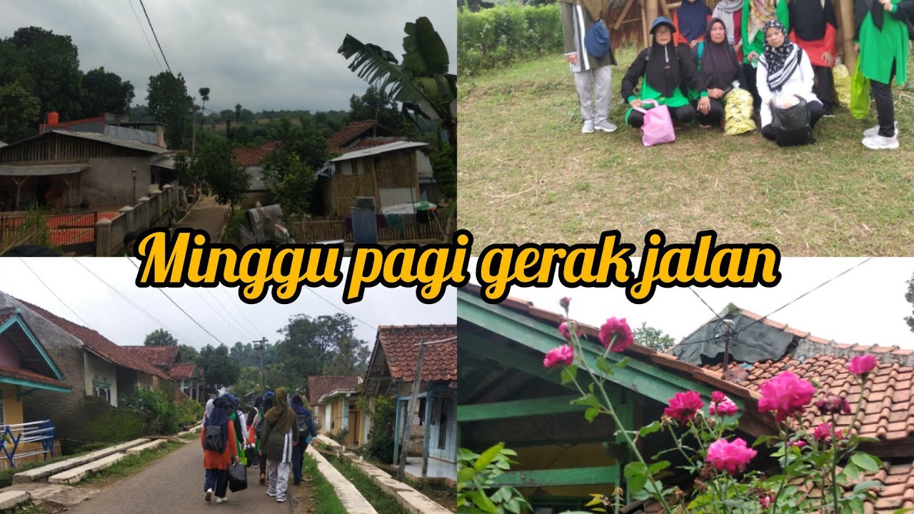 suasana di Minggu pagi