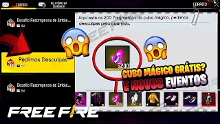 URGENTE!! PEGUE ANGELICAL PUMA? CUBO MÁGICO GRÁTIS, EMOTE BANDEIRÃO E MOCHILA DO COELHO - FREE FIRE
