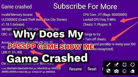 How to Fix "GAME CRASHED" for PPSSPP Emulator😚😁😁😁