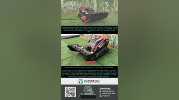 Vigorun USD7700 cordless crawler tools carrier made by Vigorun Tech shipping to France #flailmower