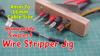Wire Stripper | Homemade Wire Stripping Jig by My Projects Lab 111,835 views 2 years ago 8 minutes, 43 seconds
