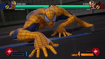 Marvel Vs CAPCOM infinite : All spider man hyper combo moves