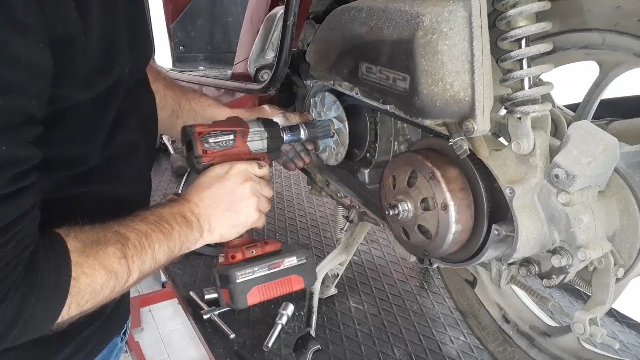 Honda Dio Ağır Bakım Varyatör Rulman Buji Değişimi