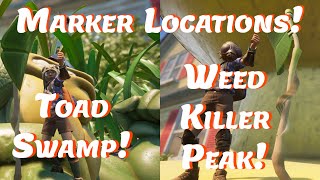 Weed Killer Peak & Toad Swamp Marker locations! | Grounded