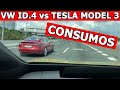 Duelo de consumos: TESLA vs VOLKSWAGEN | Saul VS Miriam