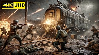 COD WWII - Attack on a German Armored Train - Brutal Combat (S.O.E)