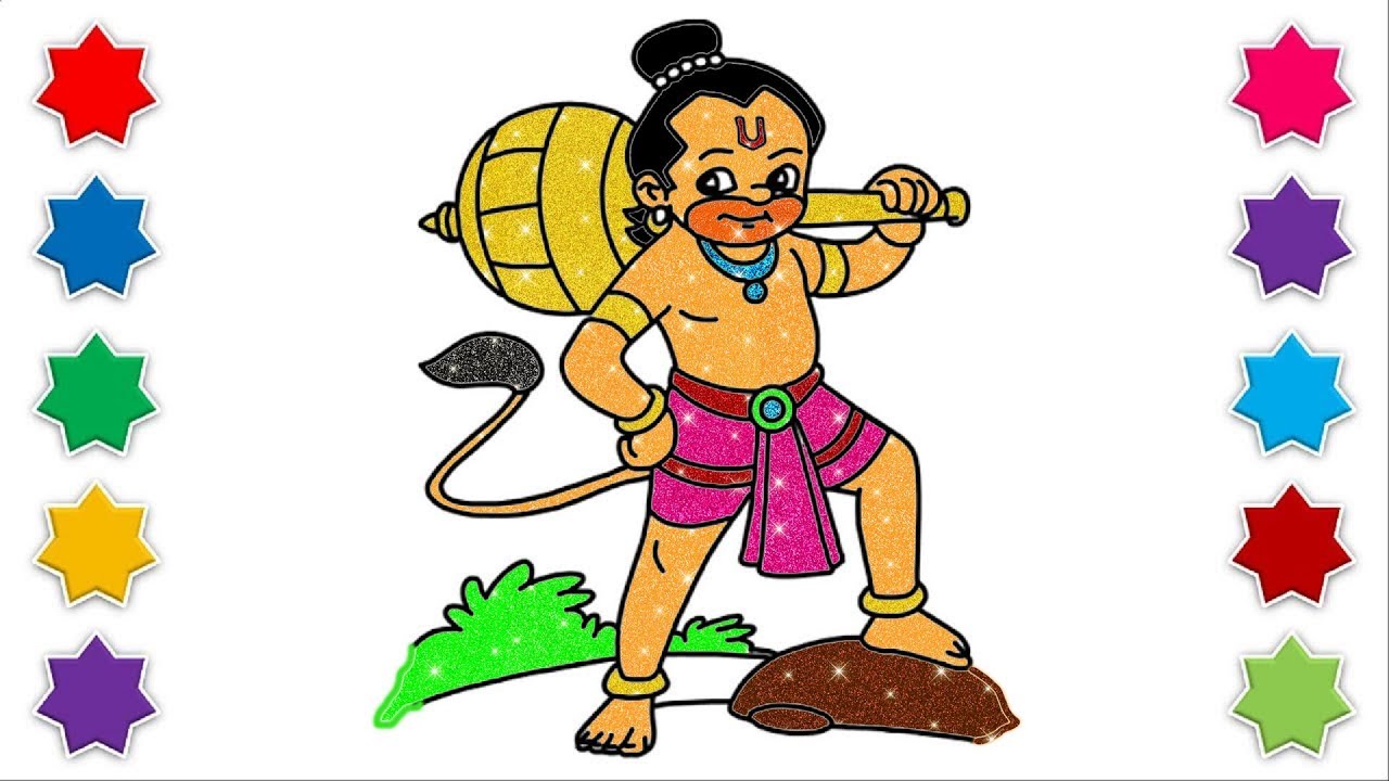 Lord Hanuman Vector Art & Graphics | freevector.com