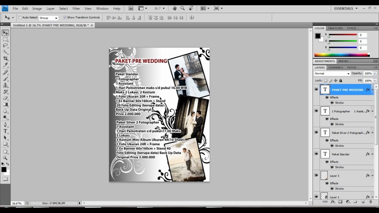 30 Ide Cara Buat Pamflet Di Photoshop Little Duckling Blog