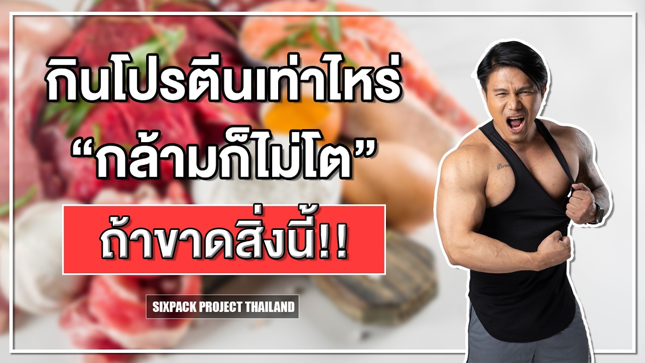 กินโปรตีนเท่าไหร่กล้ามก็ไม่โต ถ้าขาดสิ่งนี้!! I SIX PACK PROJECT