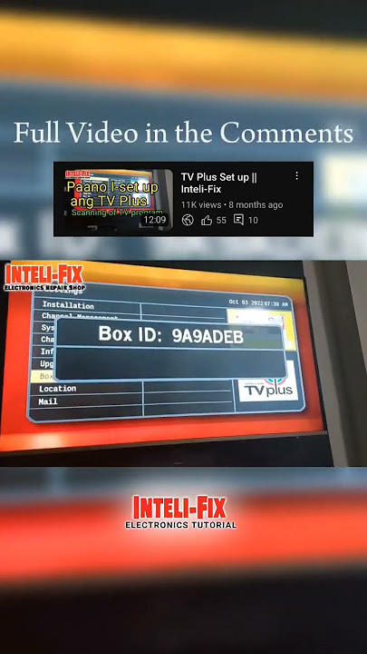 TV Plus Set up || Inteli-Fix #shorts #youtubeshorts #tutorial