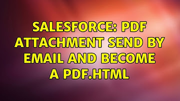 Salesforce: PDF Attachment send by email and become a PDF.HTML