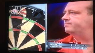 Darts referee fails. Gary Anderson-Ted Hankey