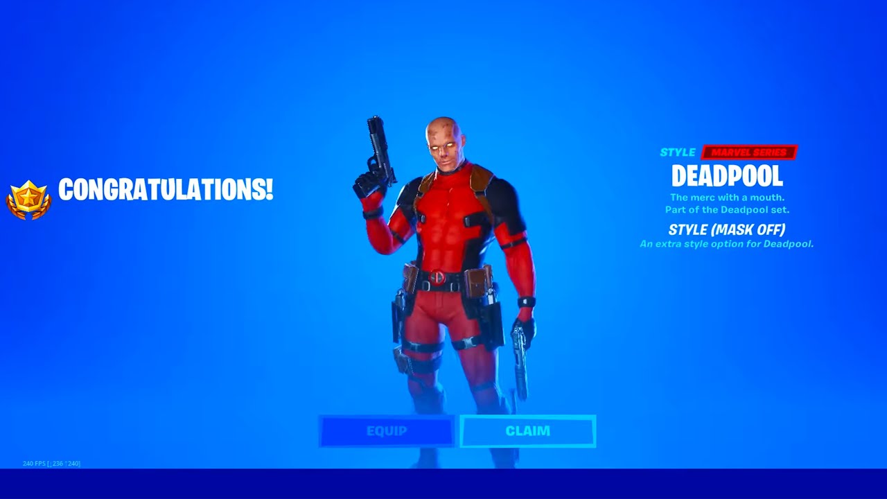 *NEW* UNLOCKING DEADPOOL UNMASKED SKIN! (Fortnite Battle Royale)