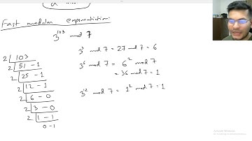 Number Theory (5) | Fast Modular Exponentiation