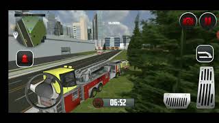 MIS HABILIDADES DE BOMBERO EN ESTE VIDEO DE JUEGO SIMULADOR DE BOMBEROS APAGANDO INCENDIOS KDJUEGOS. screenshot 2